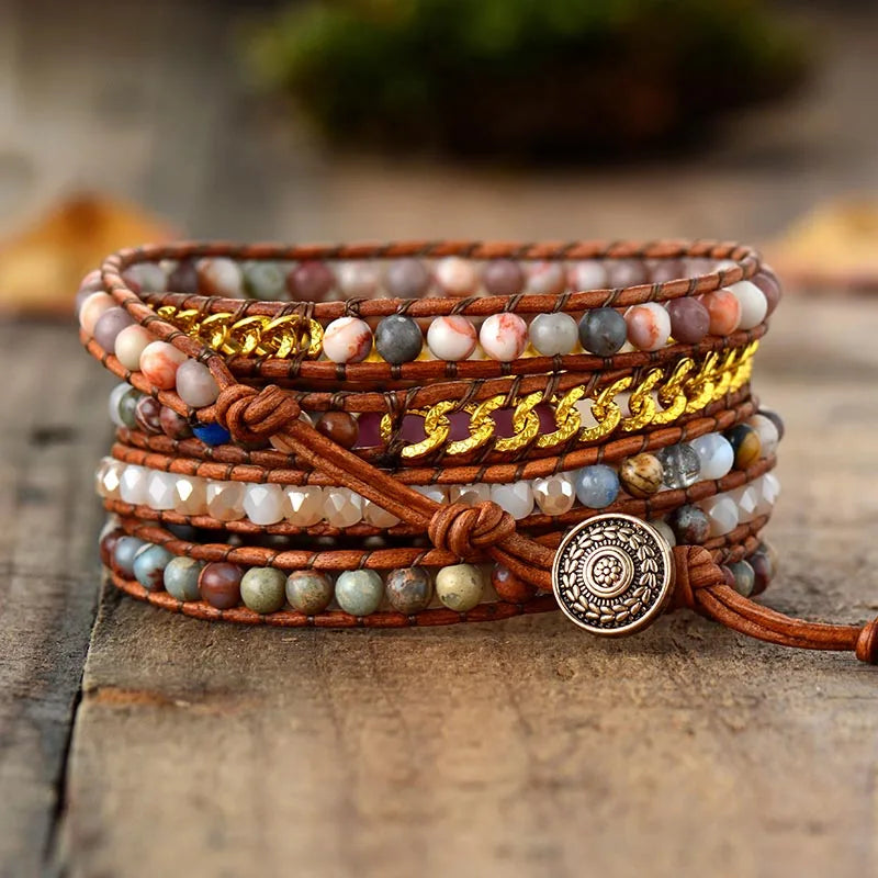 Compassion & Grounding Wrap Bracelet