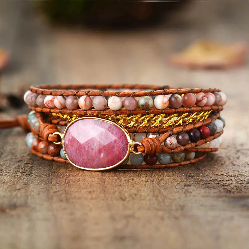 Compassion & Grounding Wrap Bracelet