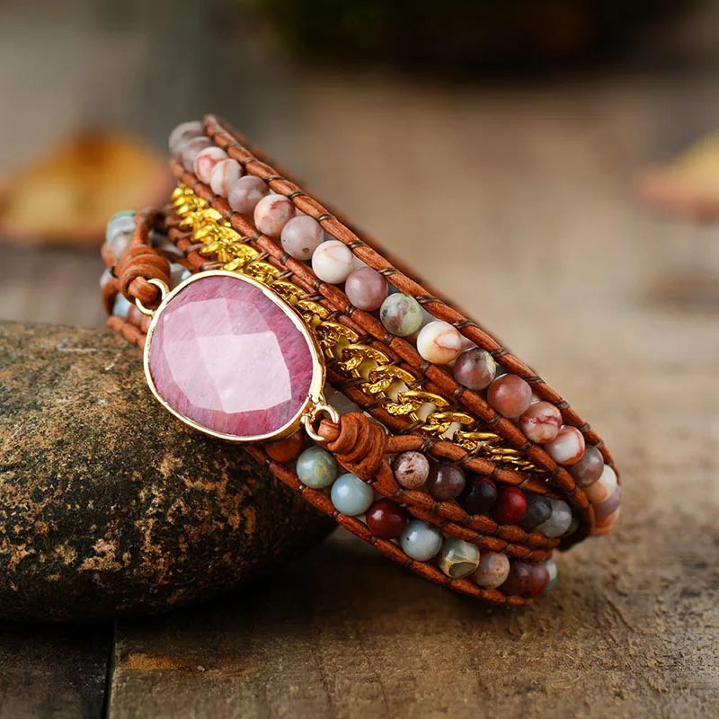 Compassion & Grounding Wrap Bracelet