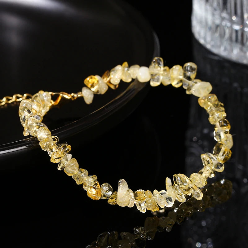 Citrine Chain Bracelet