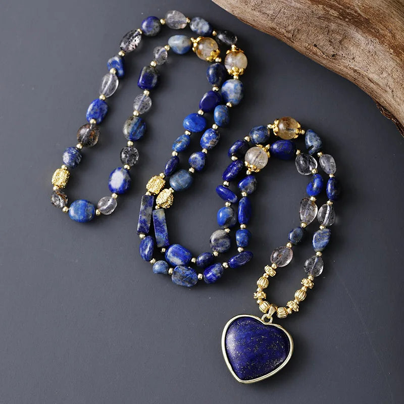 Royal Vintage Lapis Lazuli Necklace