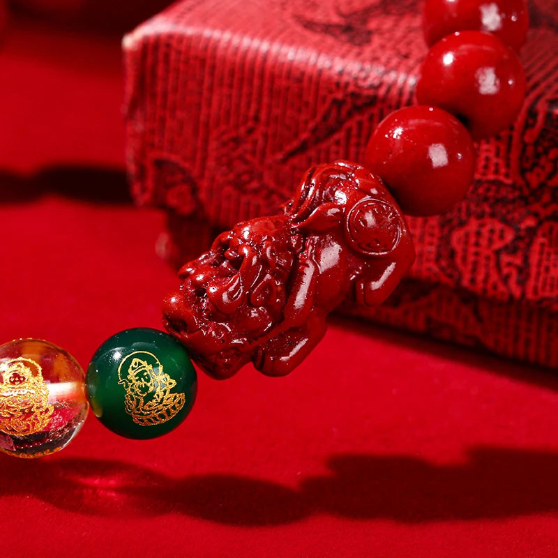 Prosperity Cinnabar Pixiu Bracelet