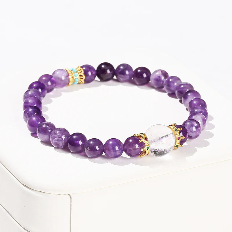 Vintage Calming Amethyst Bracelet