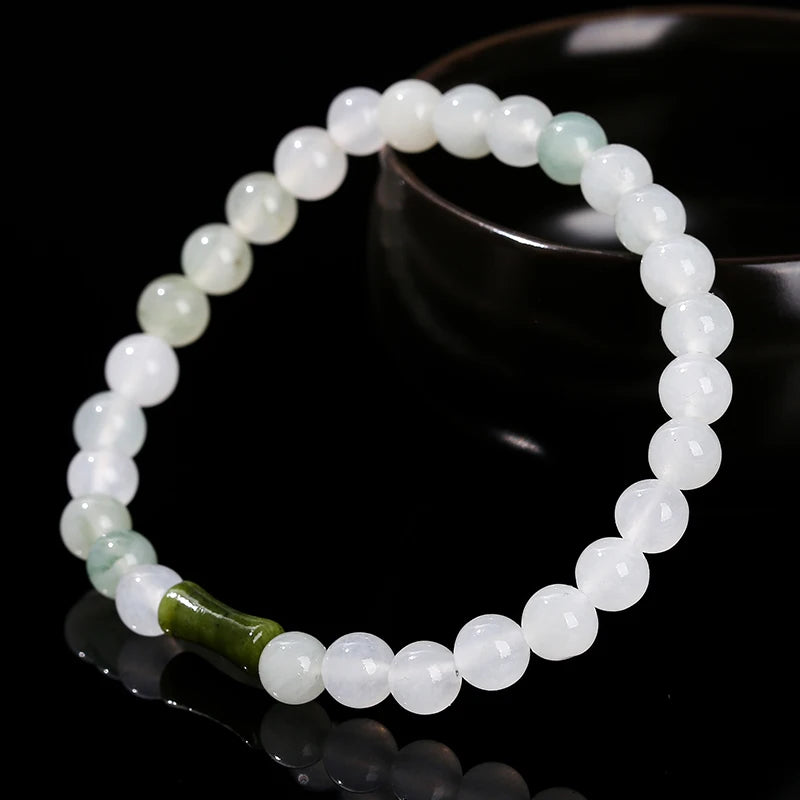 Ice Jade Bamboo Bracelet