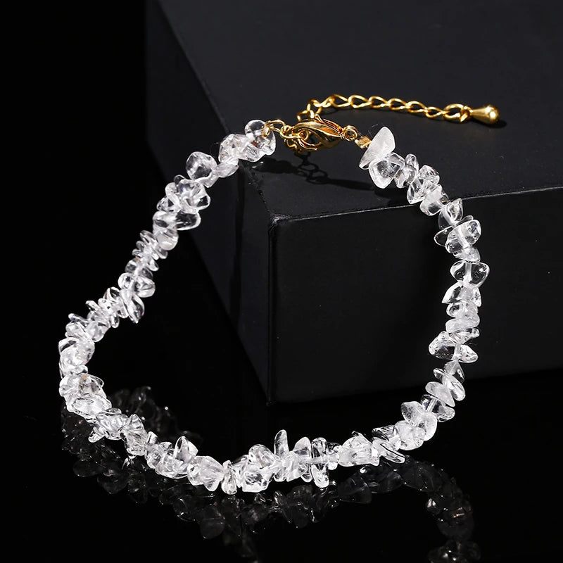 Clear Quartz Chain Bracelet