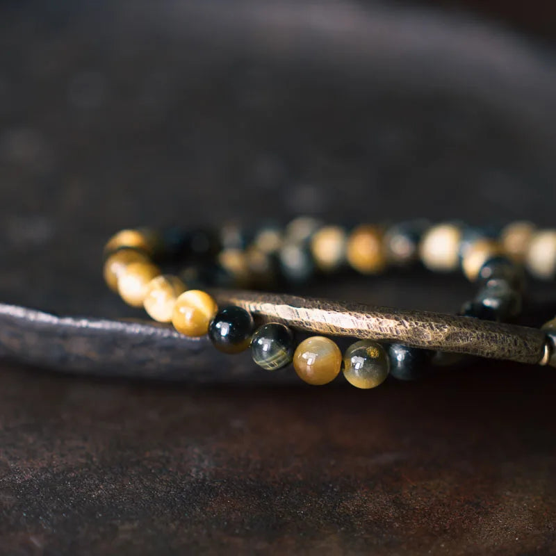 Trinity Tiger Eye Bracelet