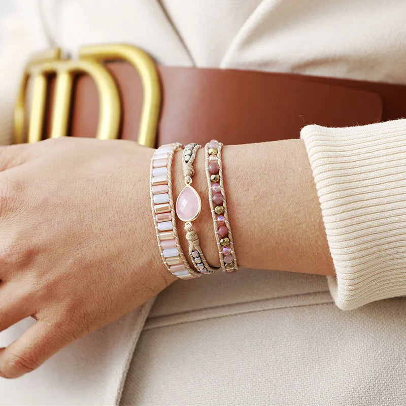 Calming Amethyst Wrap Bracelet