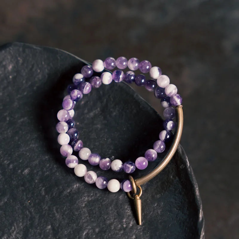 Dream Amethyst Copper Bracelet