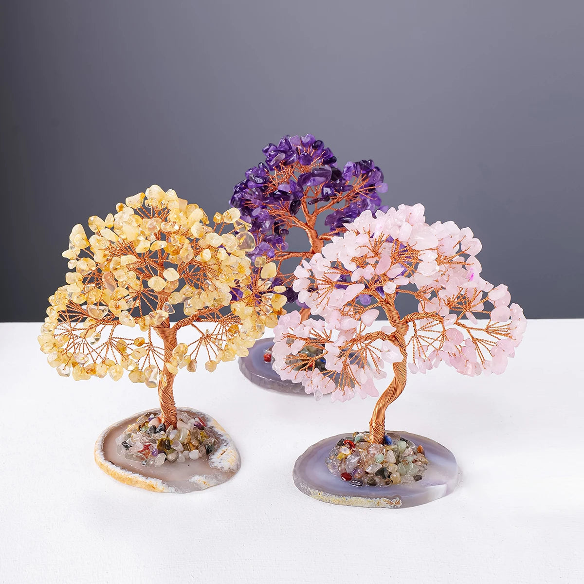 Blooming Crystal Healing Tree