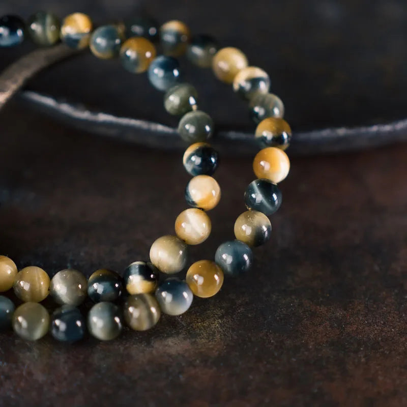 Trinity Tiger Eye Bracelet