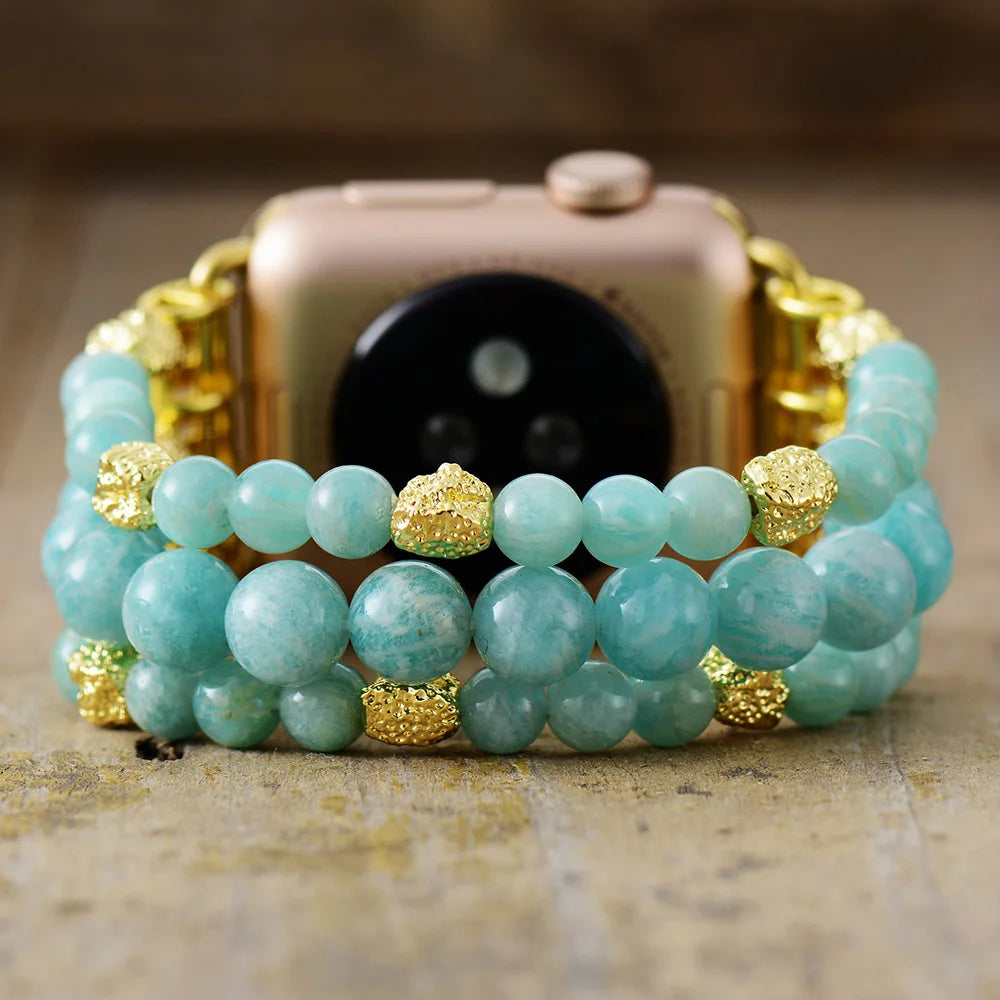 Amazonite Apple Watch Strap