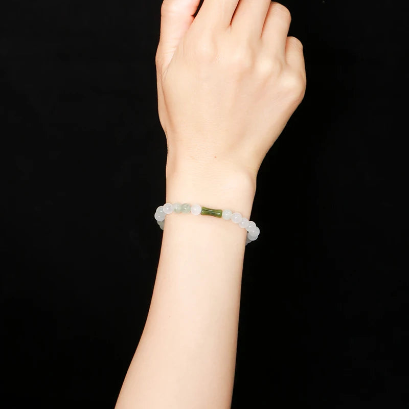Ice Jade Bamboo Bracelet