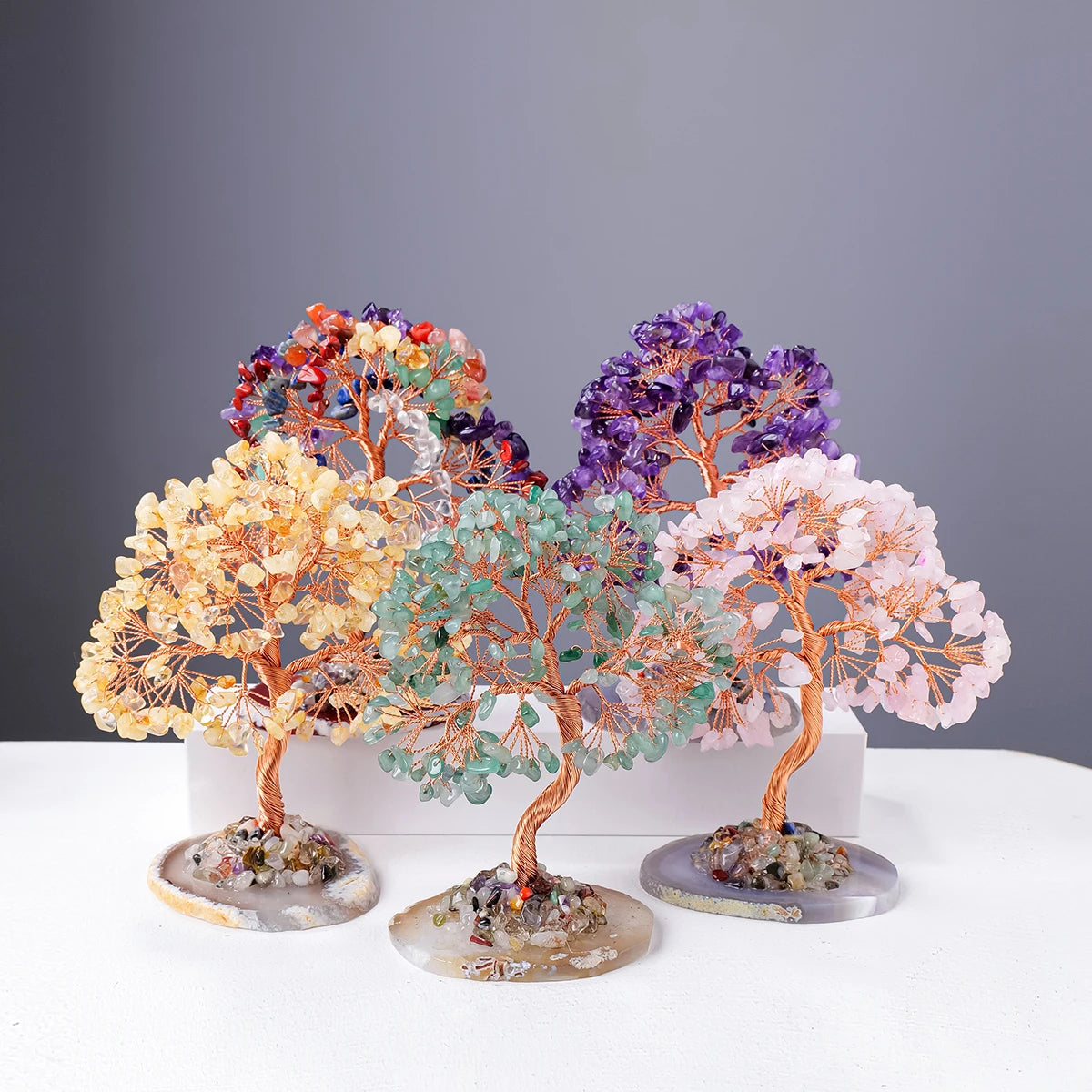 Blooming Crystal Healing Tree