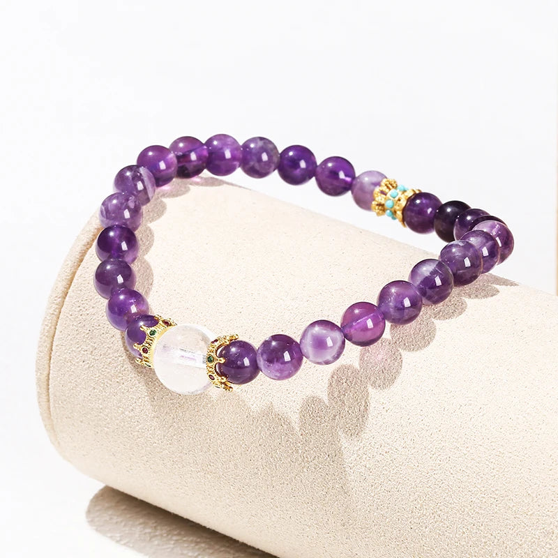 Vintage Calming Amethyst Bracelet