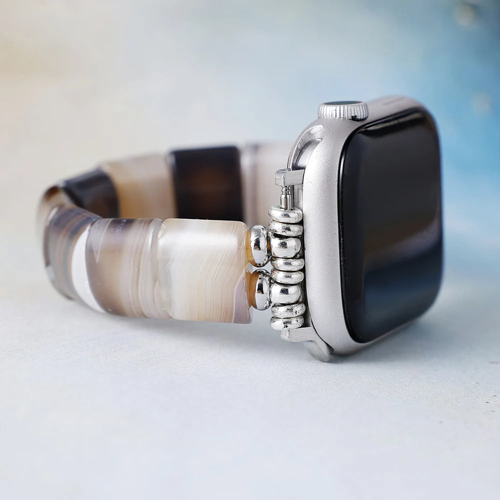 Timeless Botswana Agate Apple Watch Strap