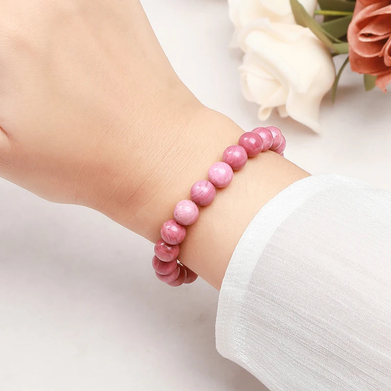 Pink Rhodonite Bracelet