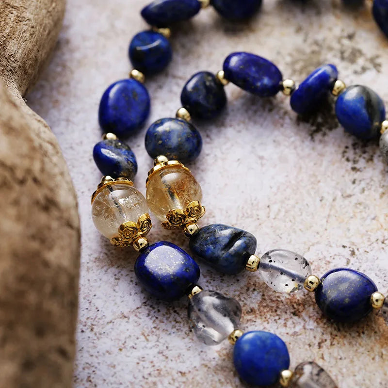 Royal Vintage Lapis Lazuli Necklace