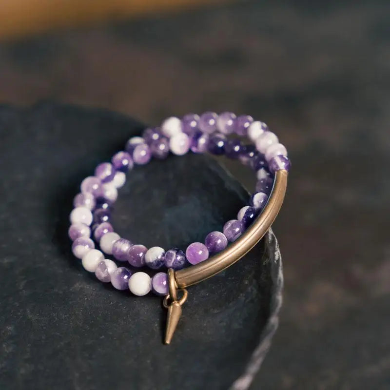 Dream Amethyst Copper Bracelet