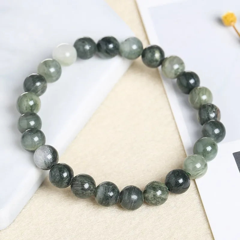 Green Amphibole Bracelet