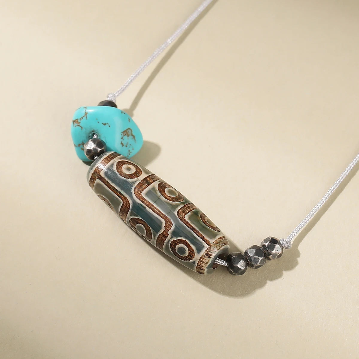 Tibetan Spirit Dzi Necklace