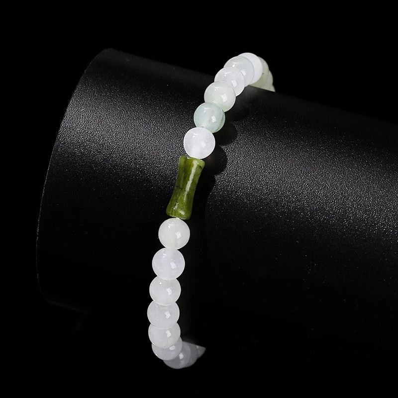 Ice Jade Bamboo Bracelet