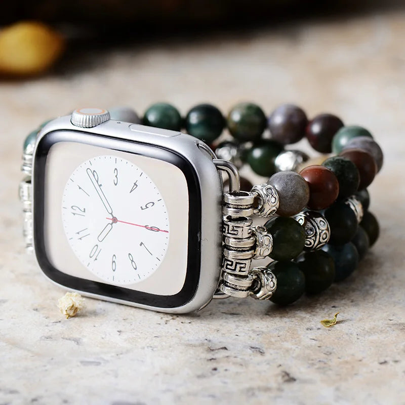 Indian Agate Apple Watch Strap