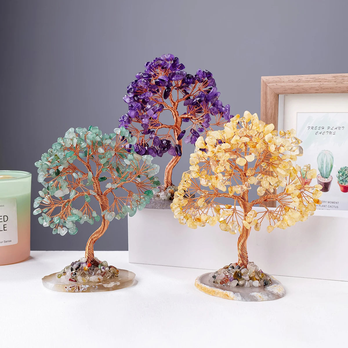 Blooming Crystal Healing Tree
