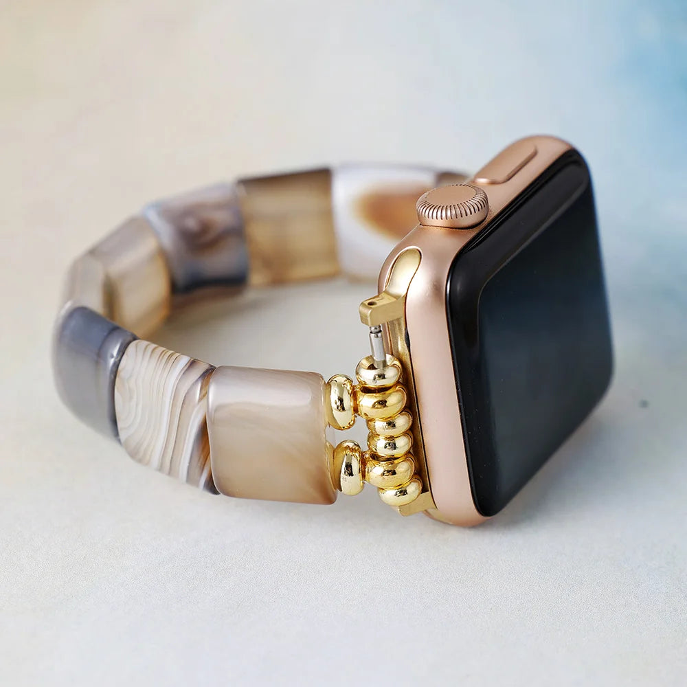 Timeless Botswana Agate Apple Watch Strap