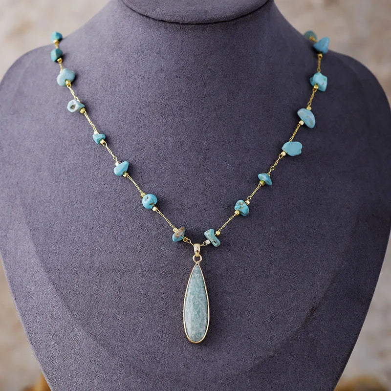 Teardrop Serenity Necklace
