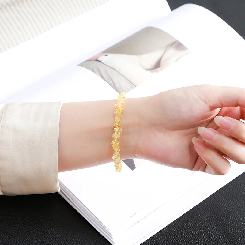 Citrine Chain Bracelet