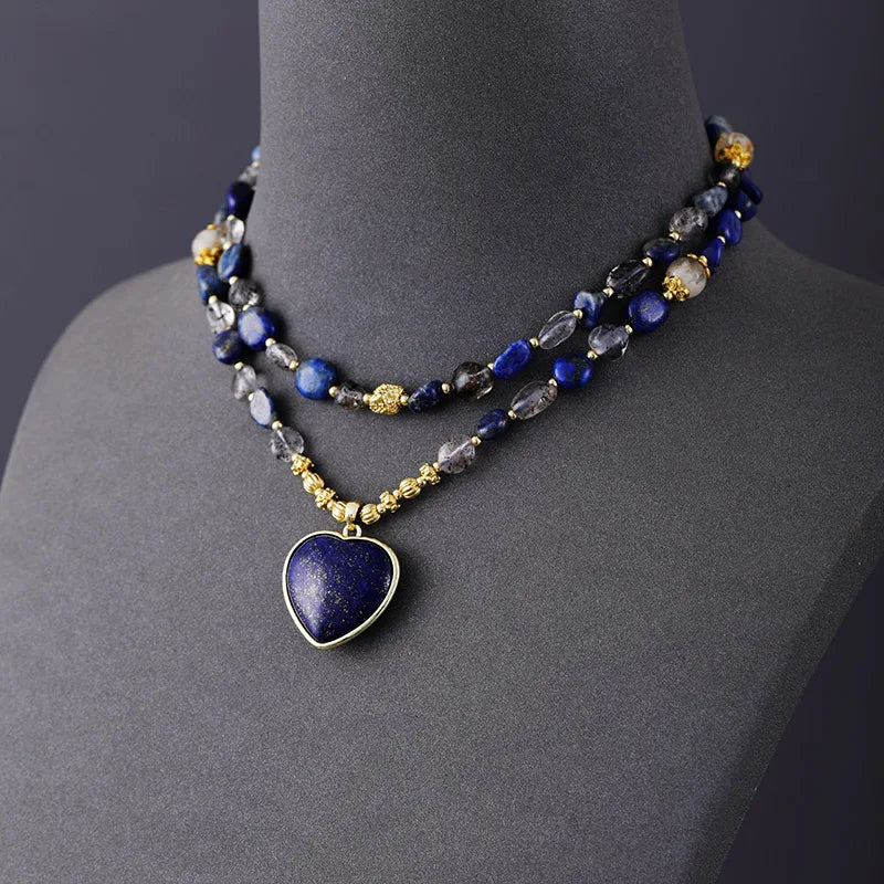 Royal Vintage Lapis Lazuli Necklace