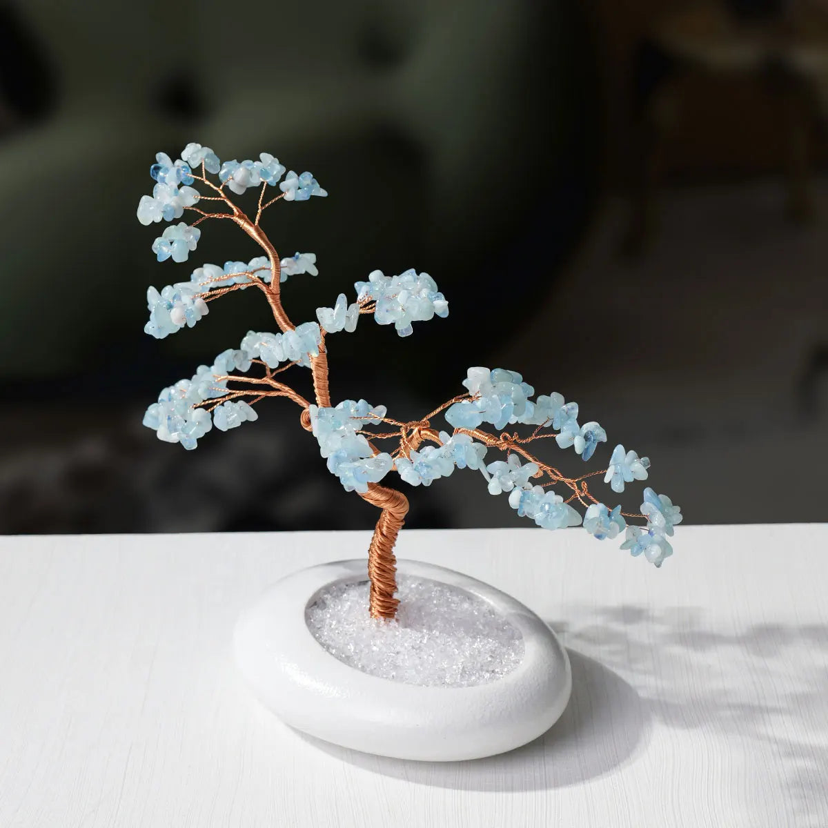 Aquamarine Zen Tree
