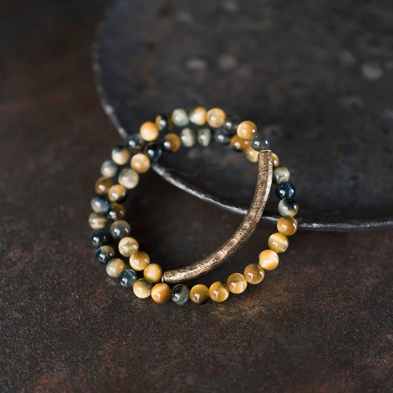 Trinity Tiger Eye Bracelet
