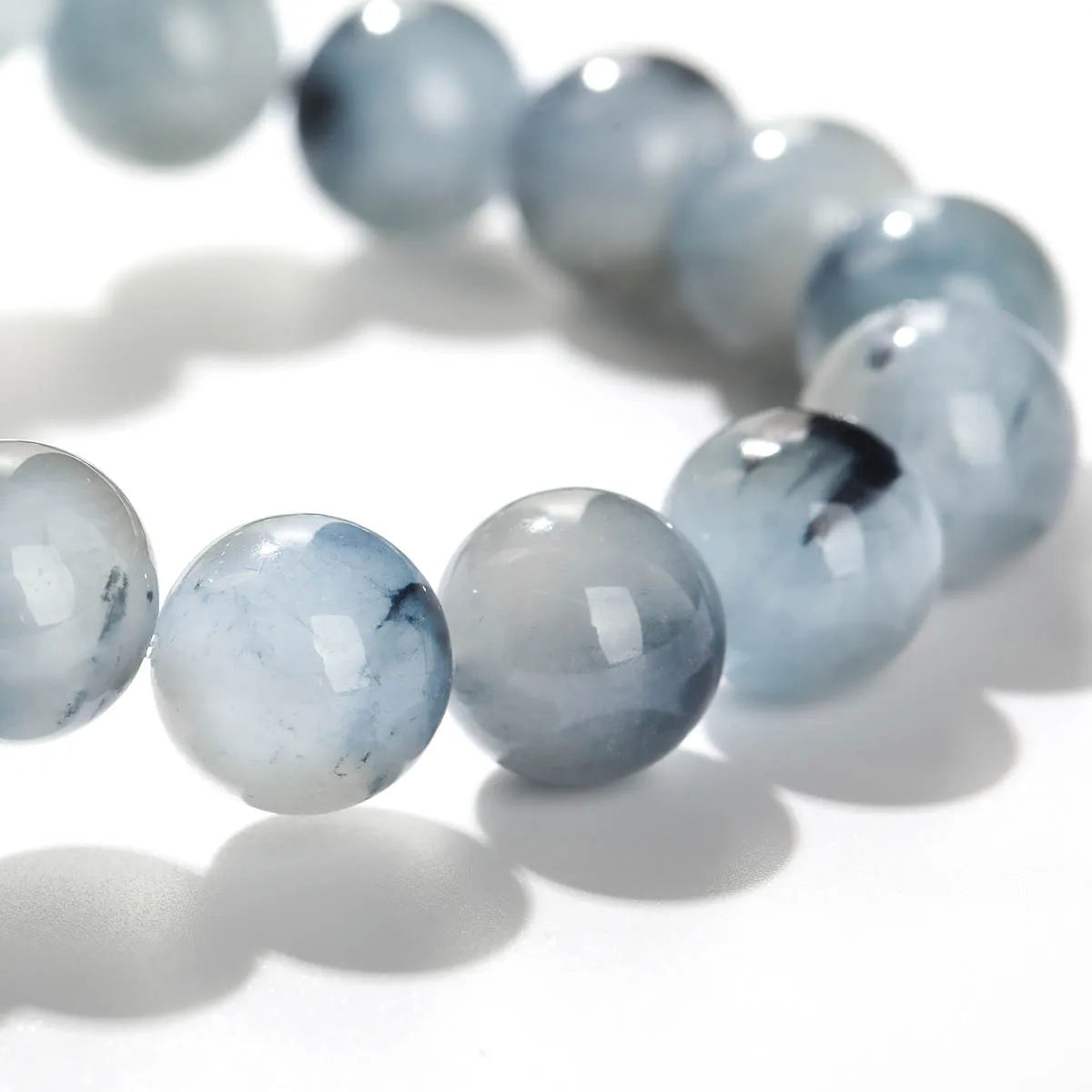 Blue Rutilated Quartz Bracelet