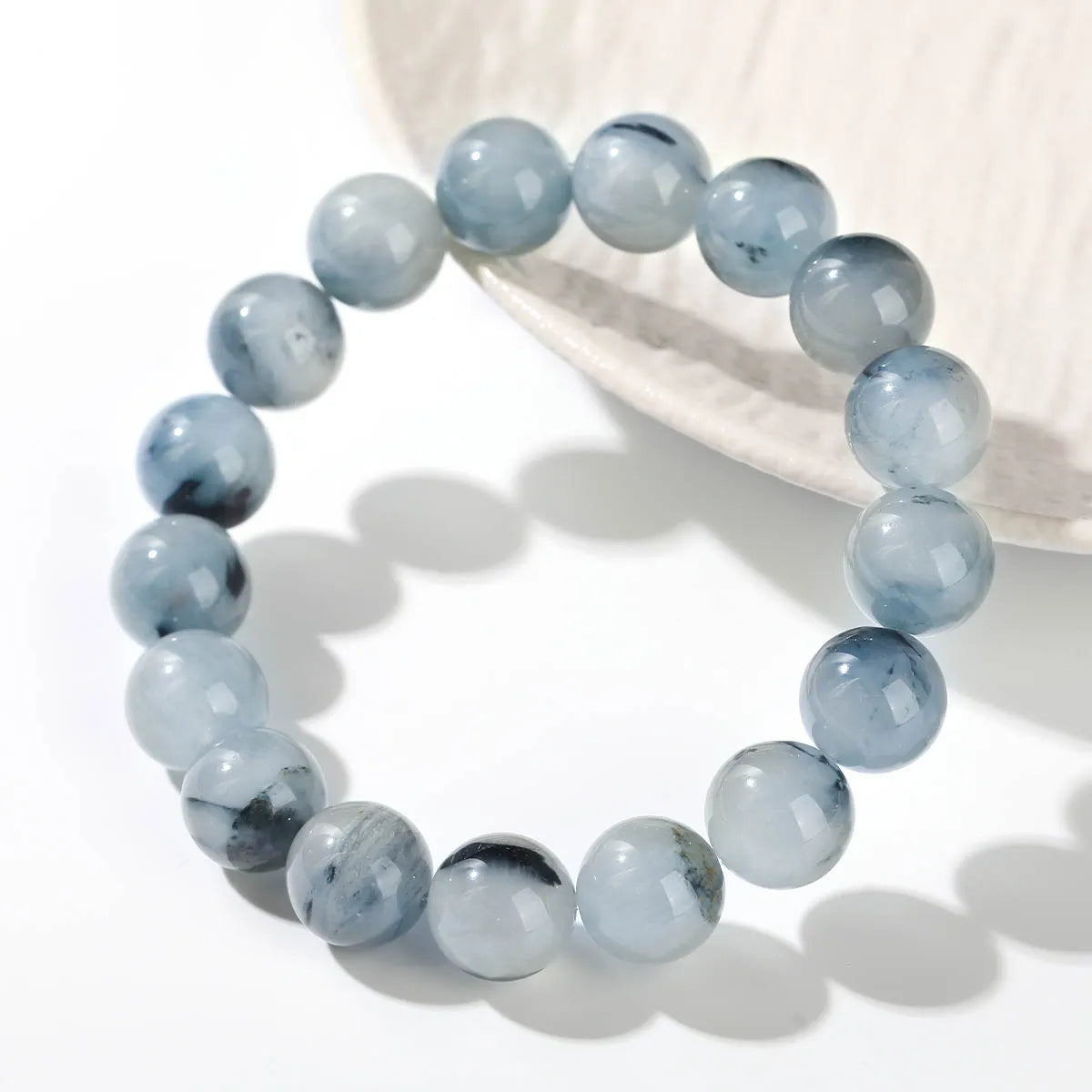 Blue Rutilated Quartz Bracelet