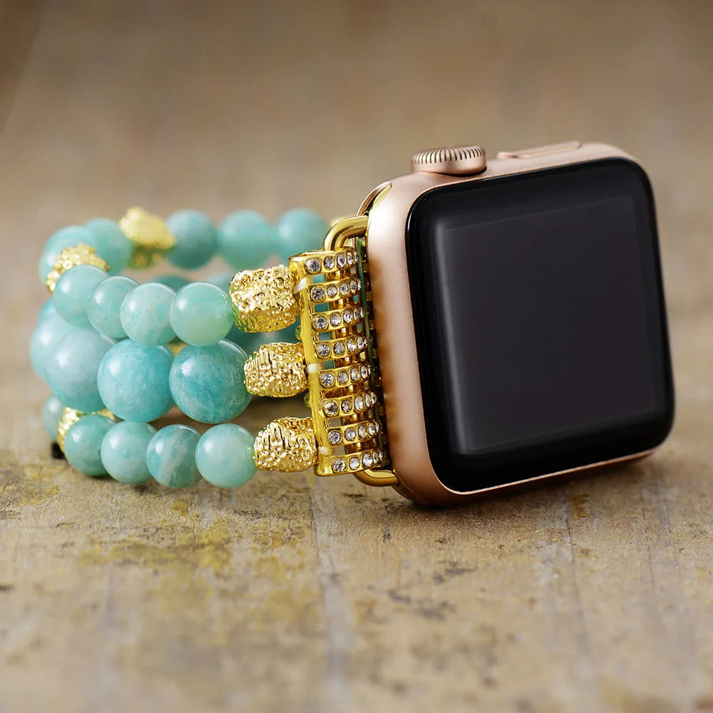 Amazonite Apple Watch Strap