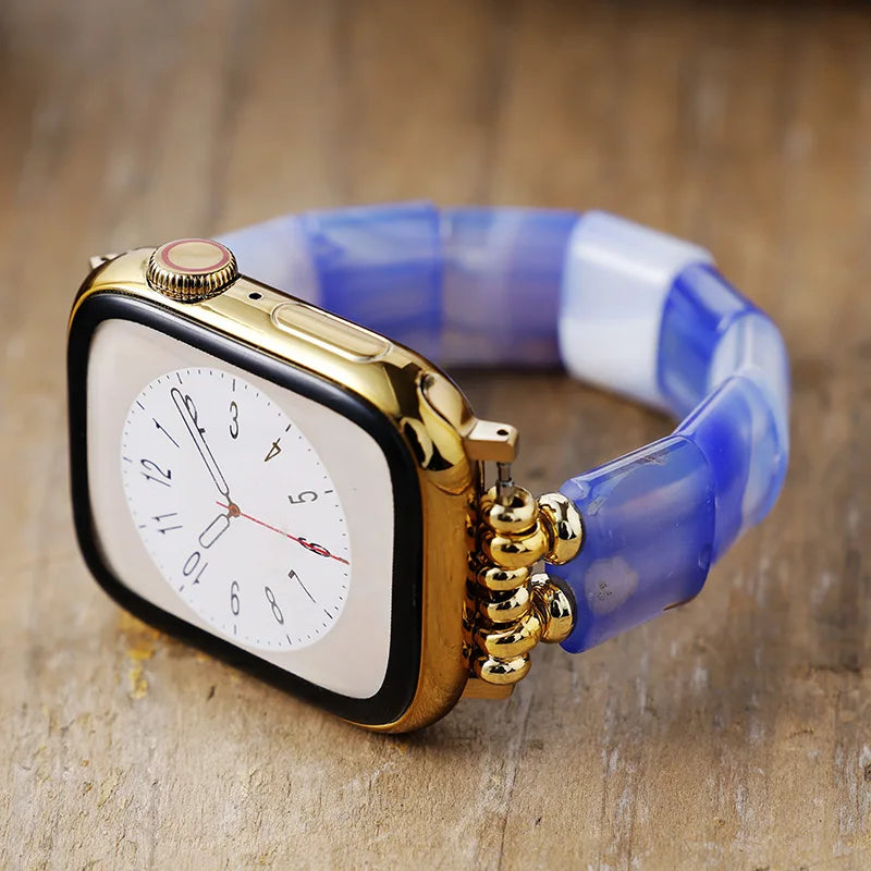 Blue Lace Agate Apple Watch Strap