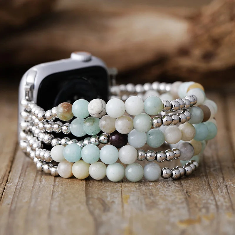 Boho Amazonite Apple Watch Strap