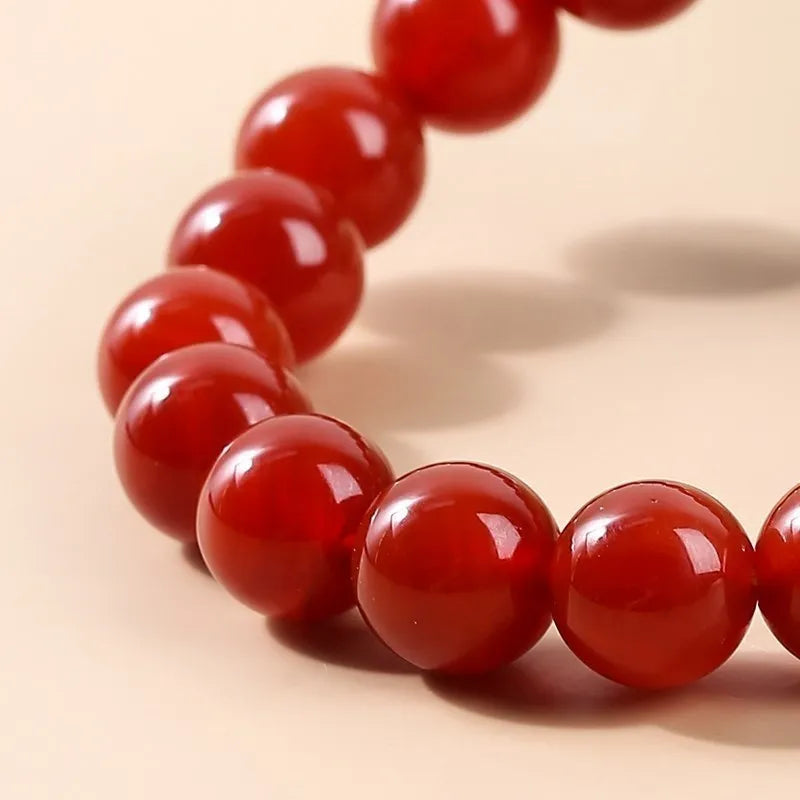 Courageous Red Agate Bracelet