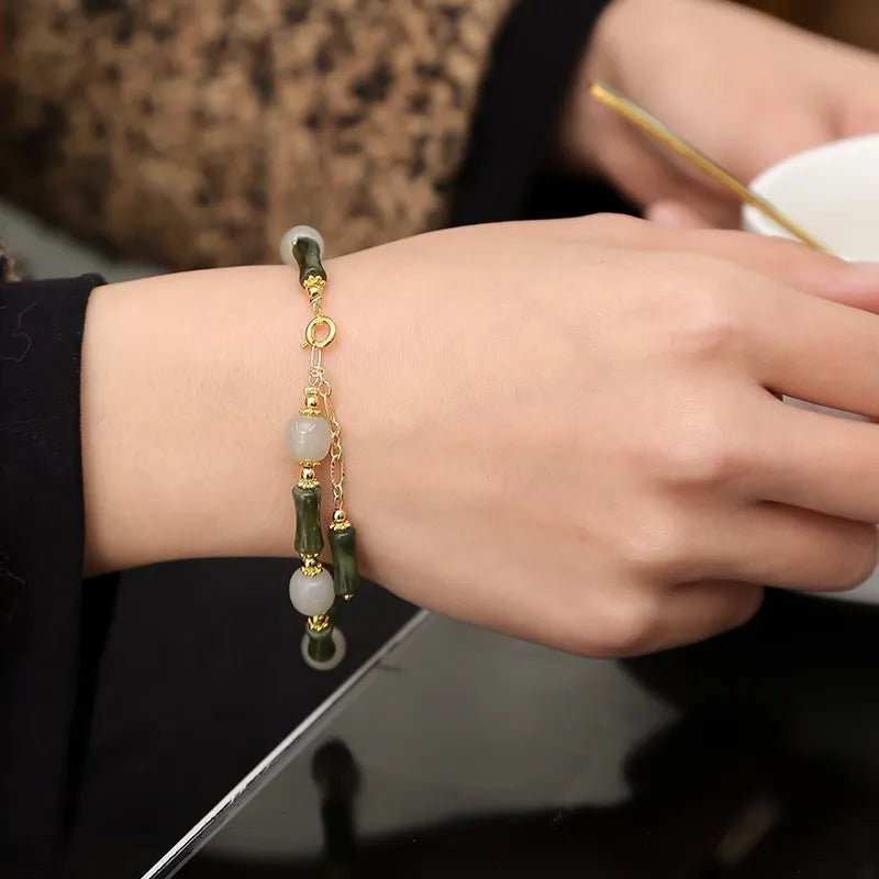 Bamboo Jade Bracelet