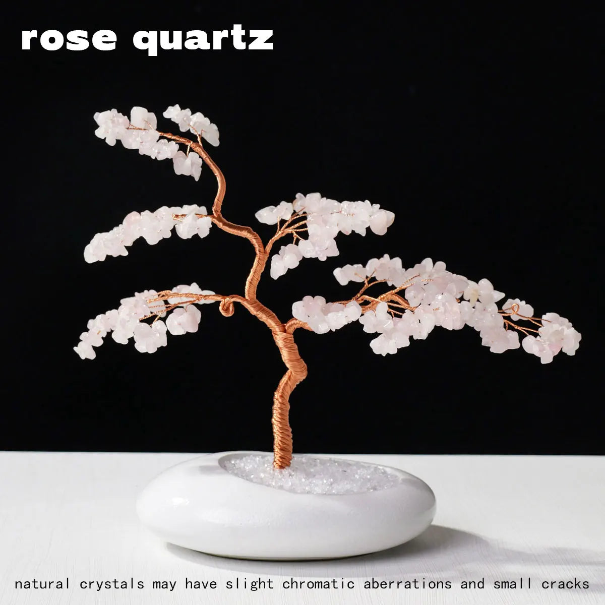 Rose Quartz Zen Bonsai
