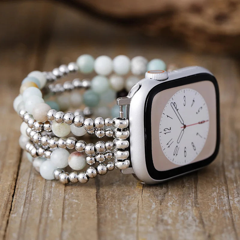 Boho Amazonite Apple Watch Strap