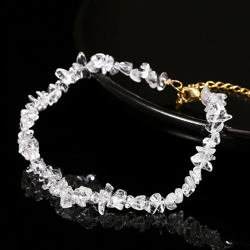 Clear Quartz Chain Bracelet