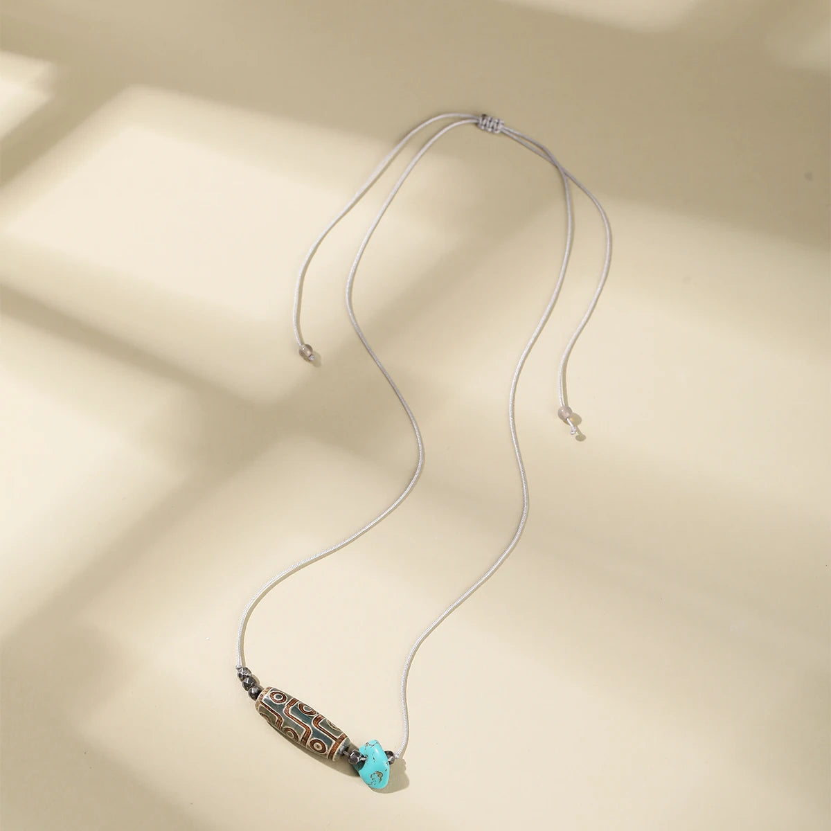 Tibetan Spirit Dzi Necklace