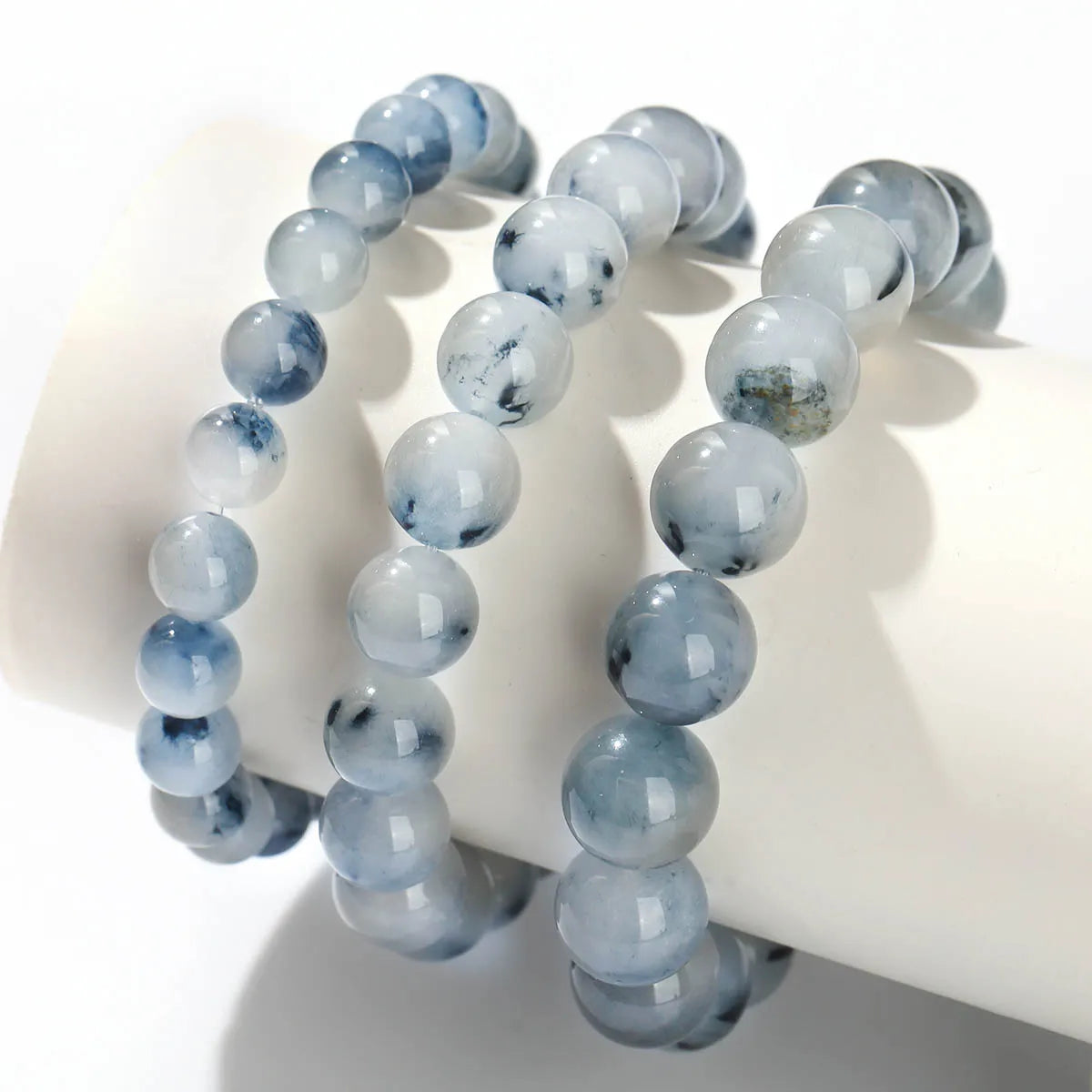 Blue Rutilated Quartz Bracelet