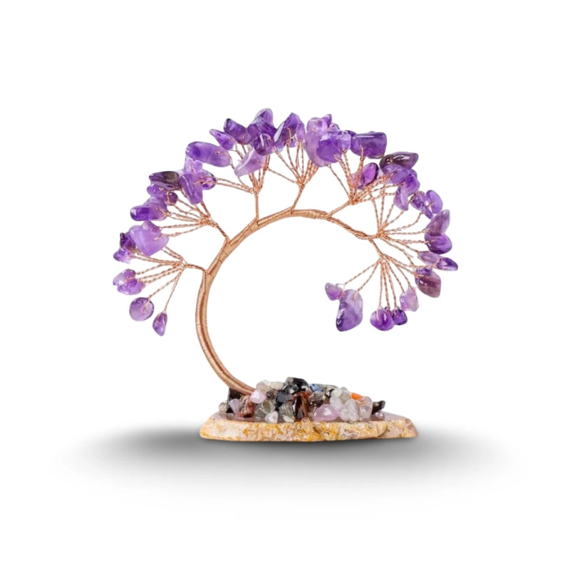 Curved Amethyst Spiritual Tree