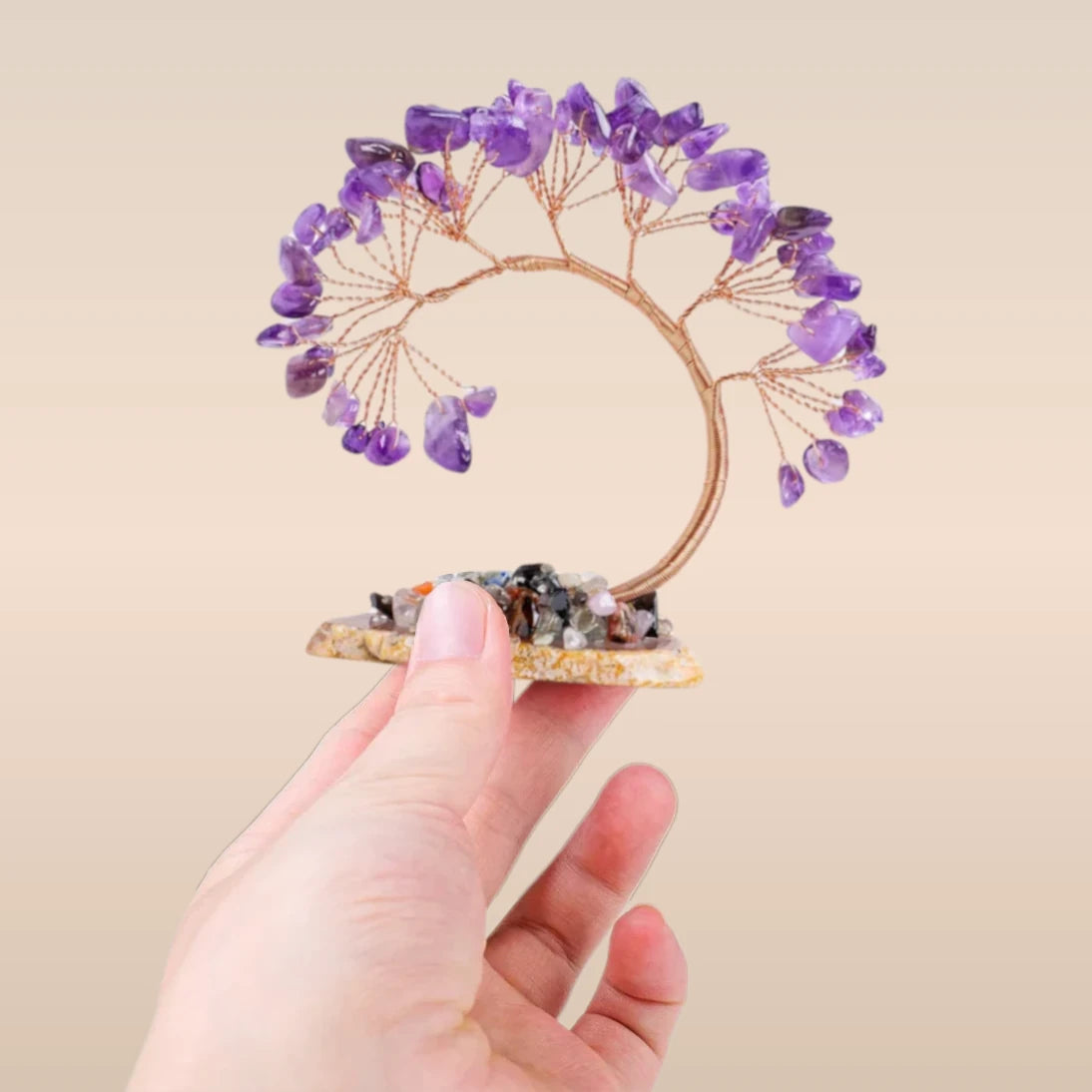 Curved Amethyst Spiritual Tree