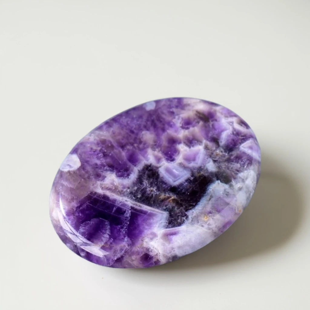 Amethyst Worry Stone
