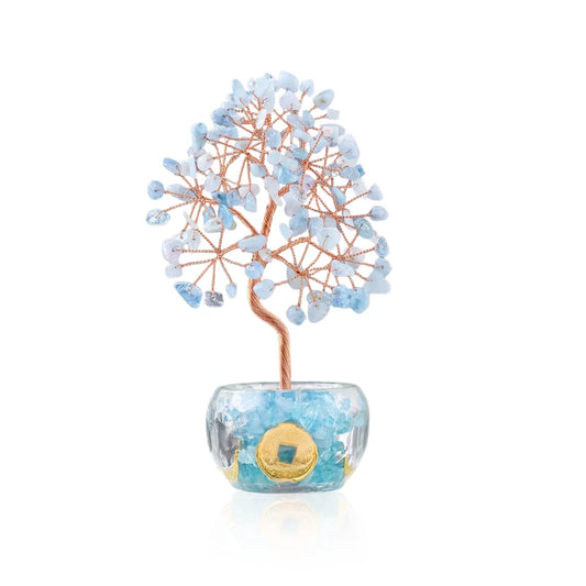 Aquamarine Prosperity Tree