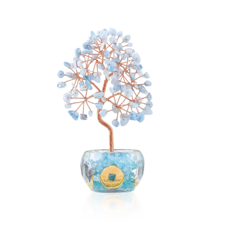 Aquamarine Prosperity Tree